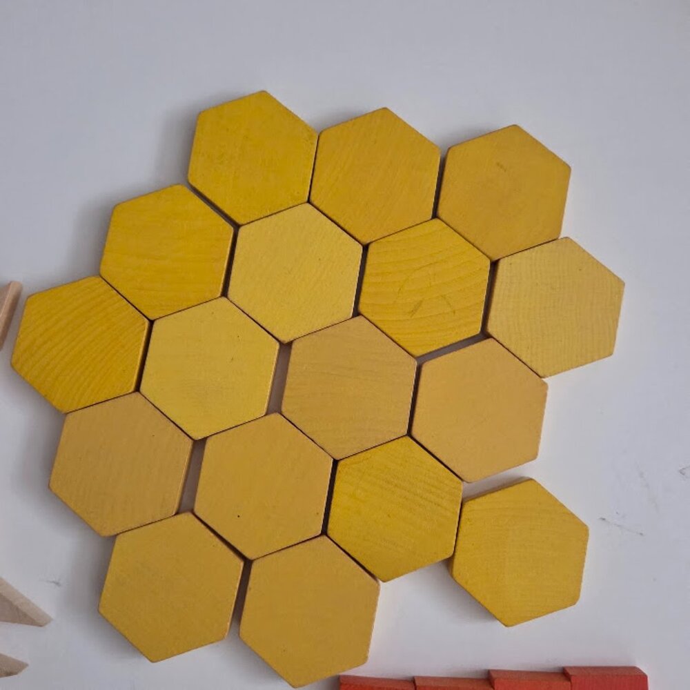 Pattern Blocks Wood Math Manipulatives - Picture 4 of 8